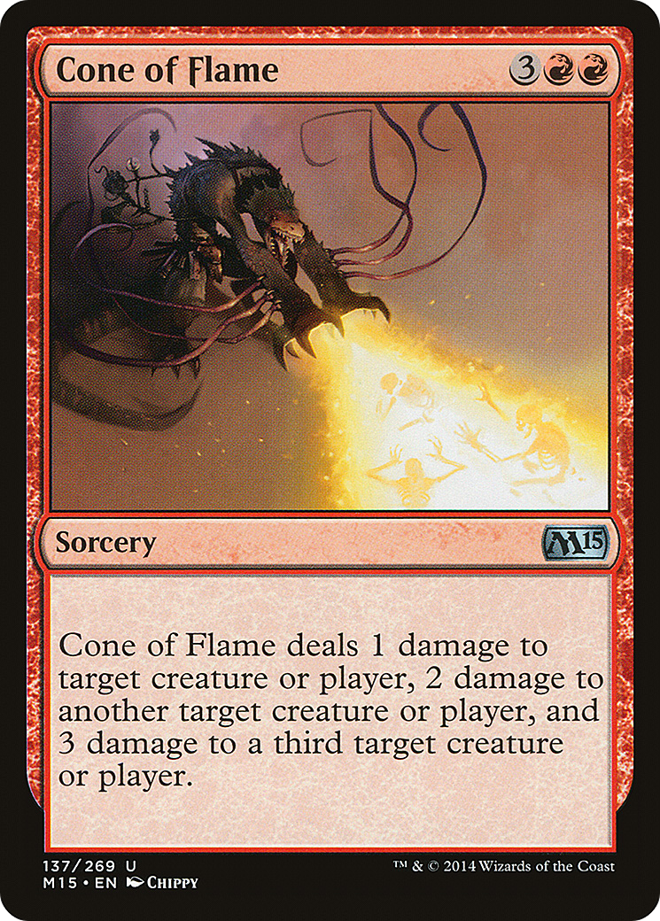 Magic 2015 - (M15-137) - Cone of Flame Foil