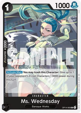 The Azure Seas Seven OP14-083 Ms. Wednesday (OP14-083) - Uncommon