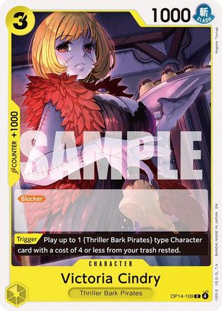 The Azure Seas Seven OP14-109 Victoria Cindry (OP14-109) - Common