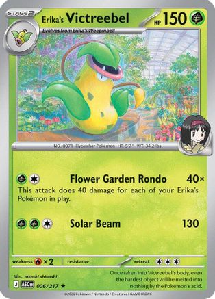 ME Ascended Heroes 006 Erika's Victreebel - Holofoil - Rare