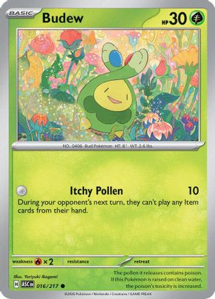 ME Ascended Heroes 016/217 Budew - Common