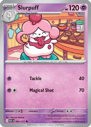 ME Ascended Heroes 094/217 Slurpuff - Uncommon