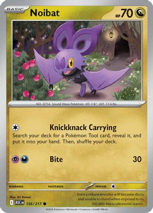 ME Ascended Heroes 156 Noibat - Common