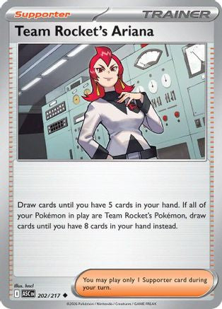 ME Ascended Heroes 202 Team Rocket's Ariana - Uncommon
