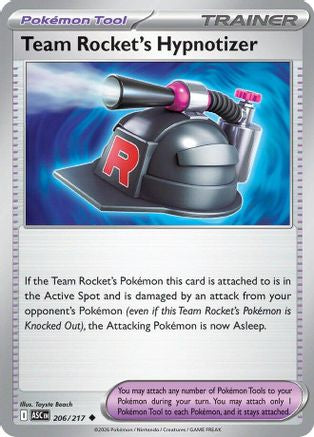 ME Ascended Heroes 206 Team Rocket's Hypnotizer - Uncommon