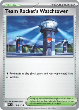 ME Ascended Heroes 210 Team Rocket's Watchtower - Uncommon