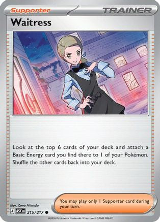 ME Ascended Heroes 215 Waitress - Common