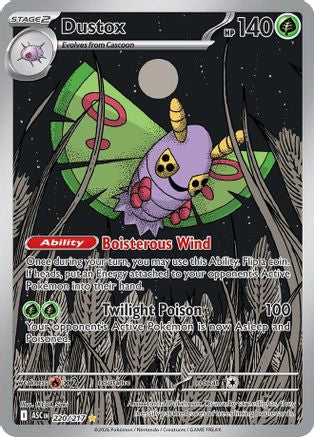 ME Ascended Heroes 220/217 Dustox - Holofoil - Illustration Rare
