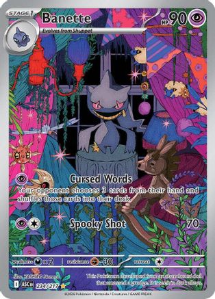 ME Ascended Heroes 234/217 Banette - Holofoil - Illustration Rare