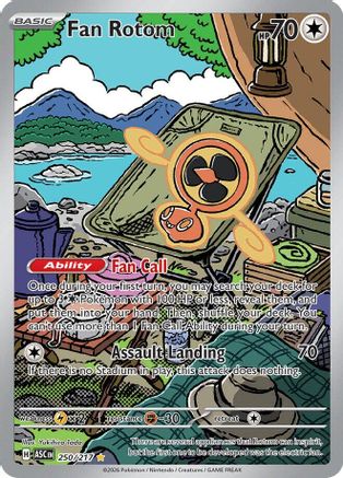 ME Ascended Heroes 250/217 Fan Rotom - Holofoil - Illustration Rare