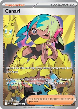 ME Ascended Heroes 257/217 Canari - Holofoil - Ultra Rare