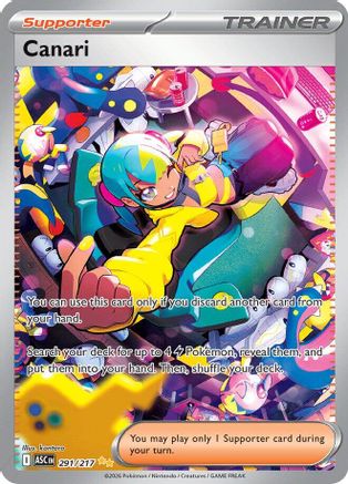 ME Ascended Heroes 291/217 Canari - Holofoil - Special Illustration Rare