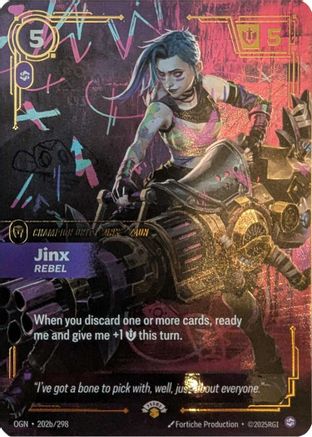 Riftbound Promotional Cards (202/298): Jinx - Rebel - Foil