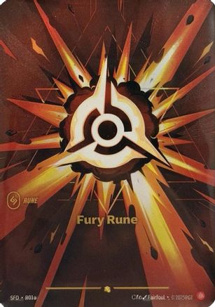 Spiritforged (R01a): Fury Rune (Alternate Art) - Foil
