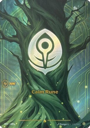 Spiritforged (R02a): Calm Rune (Alternate Art) - Foil