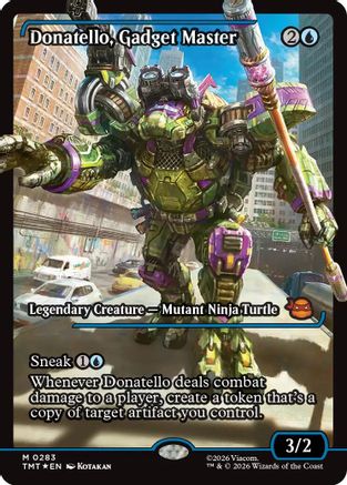 Teenage Mutant Ninja Turtles - (TMT-283) - Donatello, Gadget Master (Showcase) Foil