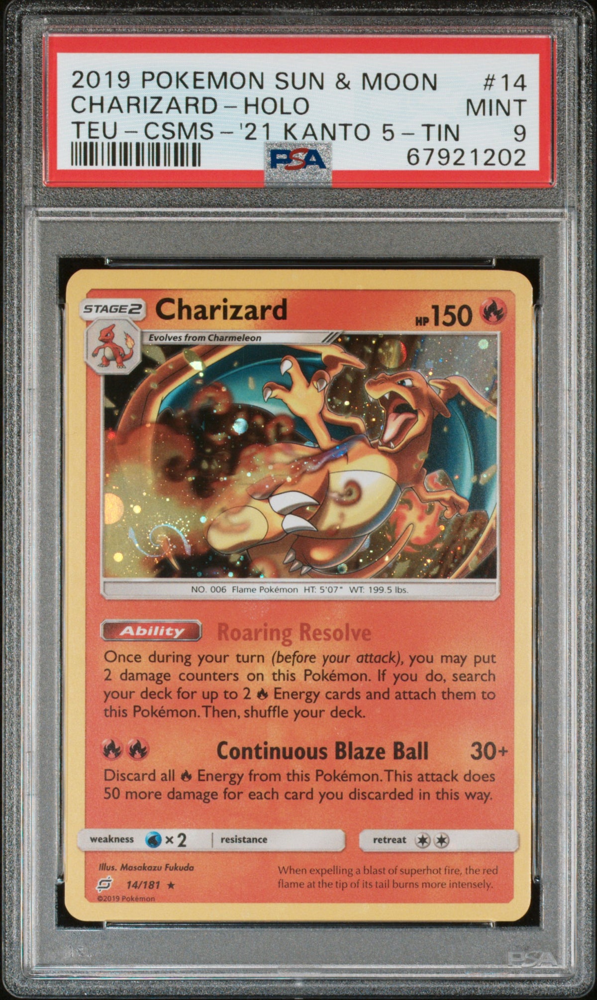 Miscellaneous Cards & Products 014/181 PSA9 #67921202 Charizard - Holofoil - Promo (Cosmic Foil)