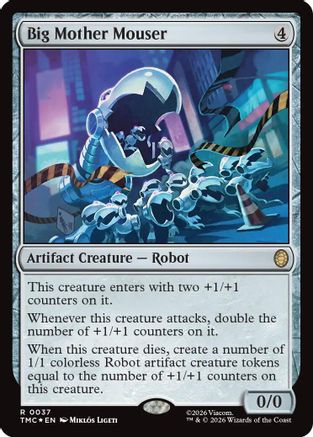 Commander: Teenage Mutant Ninja Turtles - (TMC-037) - Big Mother Mouser (Surge Foil) Foil