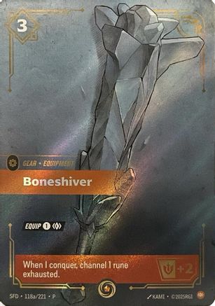 Riftbound Organized Play Promotional Cards (118a/221): Boneshiver - Foil