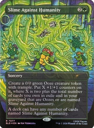 Secret Lair Drop Series - (SLD-7077) - Slime Against Humanity (7077) Foil