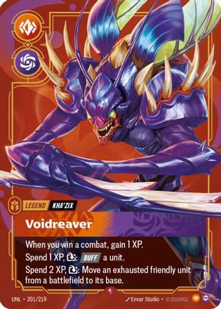 Unleashed (201/219): Kha'Zix - Voidreaver - Foil
