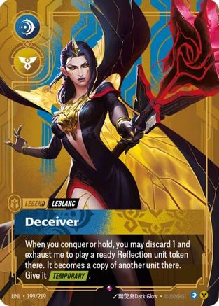 Unleashed (199/219): LeBlanc - Deceiver - Foil