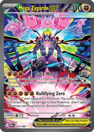 ME03 Perfect Order 120/088 Mega Zygarde ex - Holofoil - Special Illustration Rare