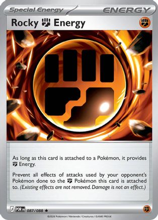 ME03 Perfect Order 087 Rocky Fighting Energy - Holofoil - Rare