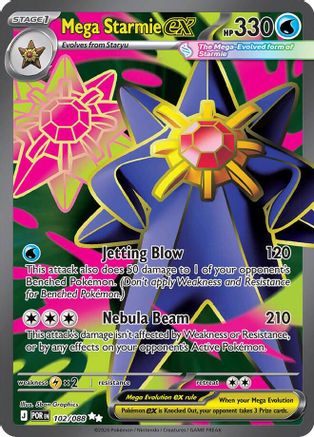 ME03 Perfect Order 102/088 Mega Starmie ex - Holofoil - Ultra Rare