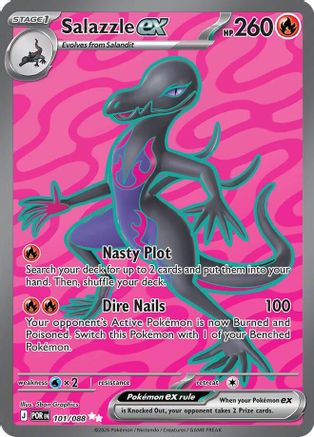 ME03 Perfect Order 101/088 Salazzle ex - Holofoil - Ultra Rare