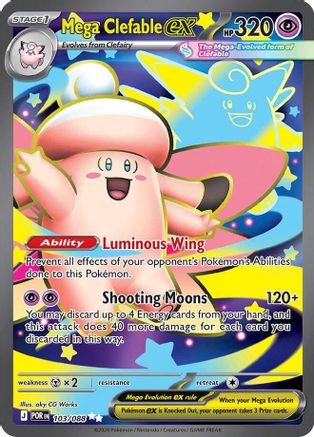 ME03 Perfect Order 103/088 Mega Clefable ex - Holofoil - Ultra Rare