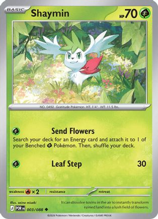 ME03 Perfect Order 003 Shaymin - Reverse Holofoil - Uncommon