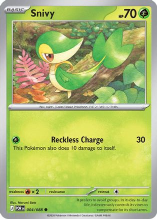 ME03 Perfect Order 004 Snivy - Reverse Holofoil - Common
