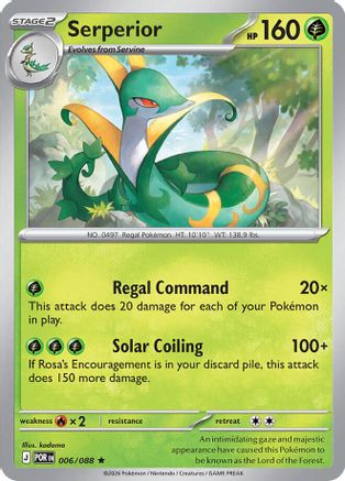 ME03 Perfect Order 006 Serperior - Holofoil - Rare