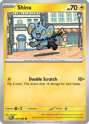 ME03 Perfect Order 026 Shinx - Reverse Holofoil - Common