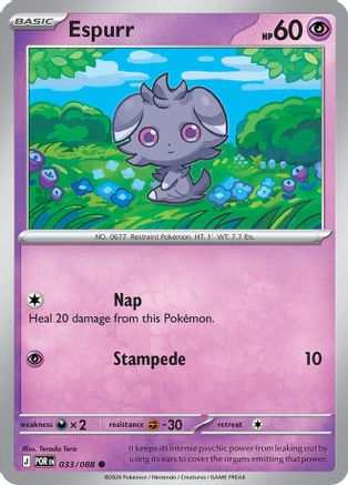 ME03 Perfect Order 033/088 Espurr - Common