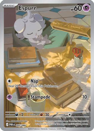 ME03 Perfect Order 095/088 Espurr - Holofoil - Illustration Rare