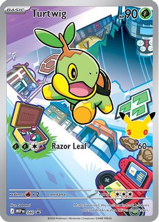 ME Mega Evolution Promo 040 Turtwig - Holofoil - Promo