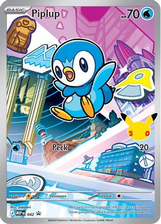 ME Mega Evolution Promo 042 Piplup - Holofoil - Promo