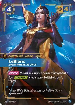 Unleashed (090/219): LeBlanc - Everywhere At Once - Foil