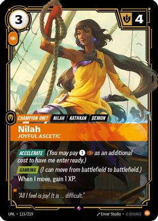 Unleashed (115/219): Nilah - Joyful Ascetic - Foil