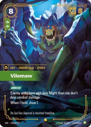 Unleashed (060a/219): Vilemaw (Alternate Art) - Foil