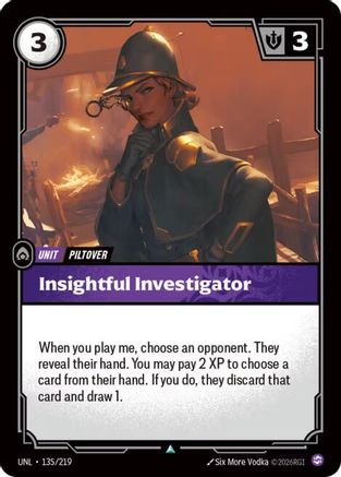 Unleashed (135/219): Insightful Investigator - Foil