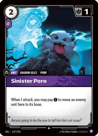 Unleashed (137/219): Sinister Poro -