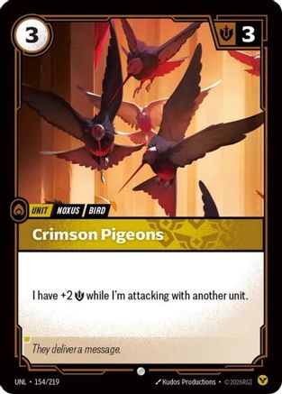 Unleashed (154/219): Crimson Pigeons -