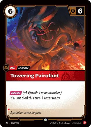 Unleashed (008/219): Towering Pairofant -