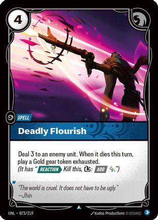 Unleashed (073/219): Deadly Flourish - Foil