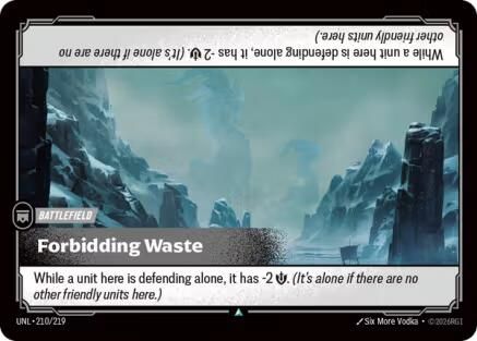 Unleashed (210/219): Forbidding Waste - Foil