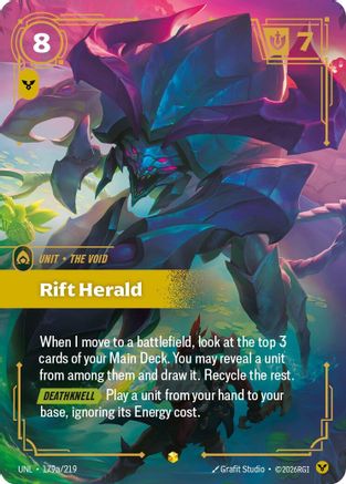 Unleashed (179a/219): Rift Herald (Alternate Art) - Foil