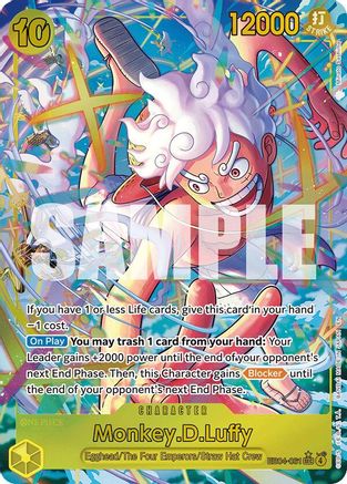 Adventure on Kamis Island EB04-061 Monkey.D.Luffy (EB04-061) (Alternate Art) (EB04-061) - Foil - Secret Rare